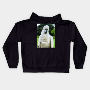 Sulphur-Crested Cockatoo Kids Hoodie